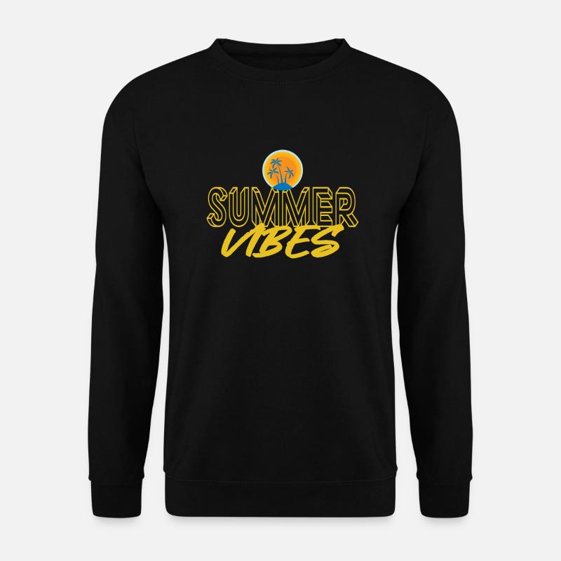 Les vibrations de l'été - Sweat-shirt Unisexe - noir