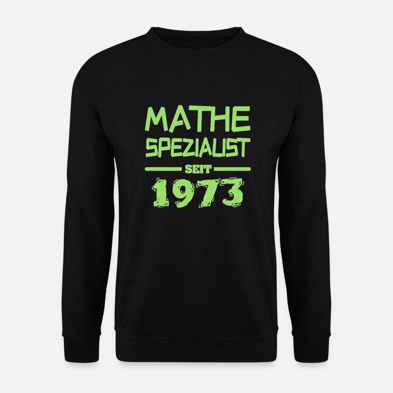 Mathe 1973 - Unisex Pullover - Schwarz