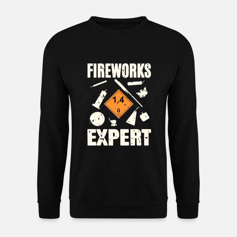 Fireworks Expert - Unisex Pullover - Schwarz