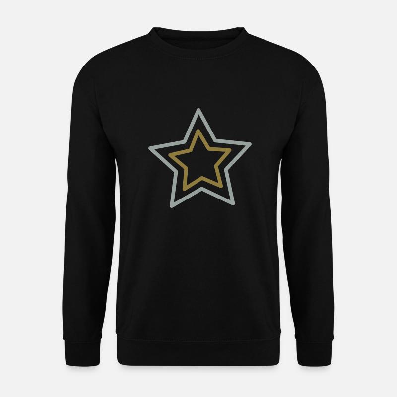 Kleine Sterne - Unisex Pullover - Schwarz