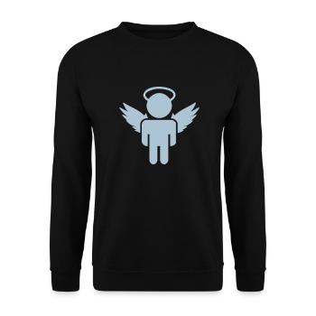 Little - Unisex Pullover - Schwarz - Vorne - Alina (178cm) & Michal (187cm)