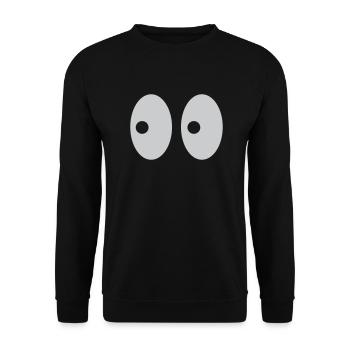 mirette - Sweat-shirt Unisexe - noir - Devant - Alina (178cm) & Michal (187cm)