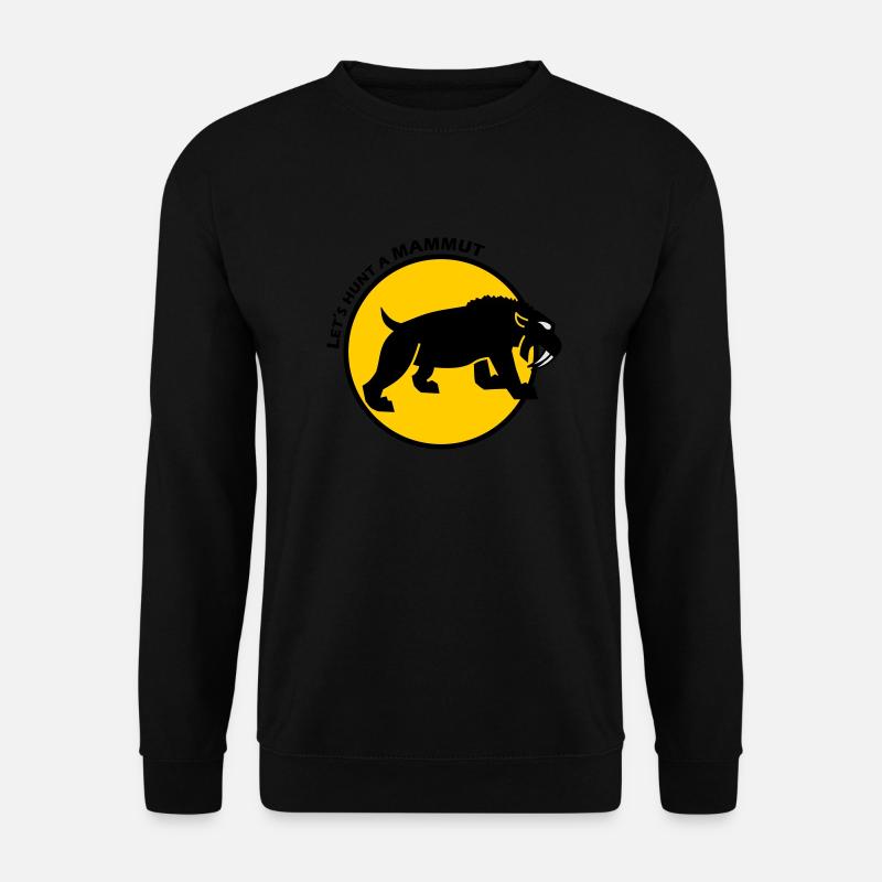 Säbelzahntiger - Unisex Pullover - Schwarz