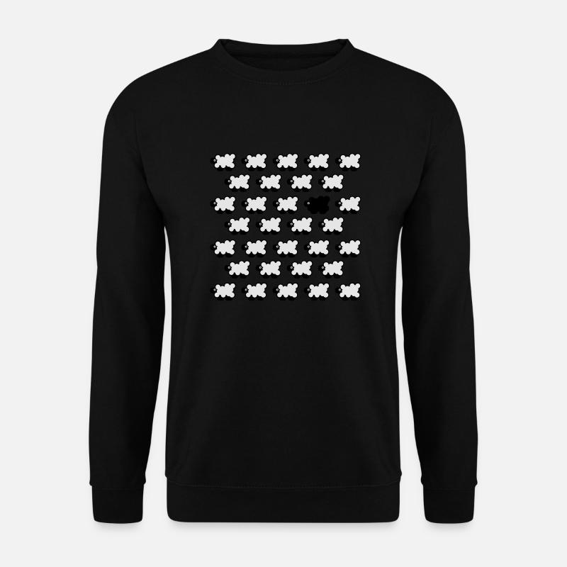 Schwarzes Schaf 2C - Unisex Pullover - Schwarz