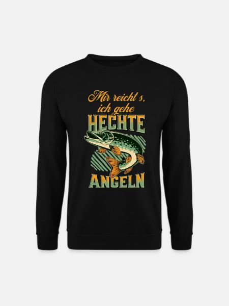 Hecht Angler - Mir reichts ich gehe Hechte angeln - Unisex Pullover - Schwarz