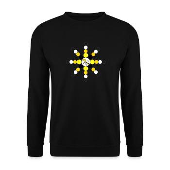Abeille - Sweat-shirt Unisexe - noir - Devant - Alina (178cm) & Michal (187cm)