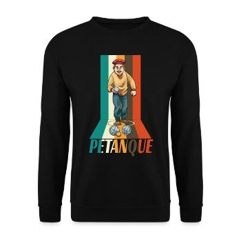 Petanque Petanque Geschenke für einen Petanque - Unisex Pullover - Schwarz - Vorne - Alina (178cm) & Michal (187cm)
