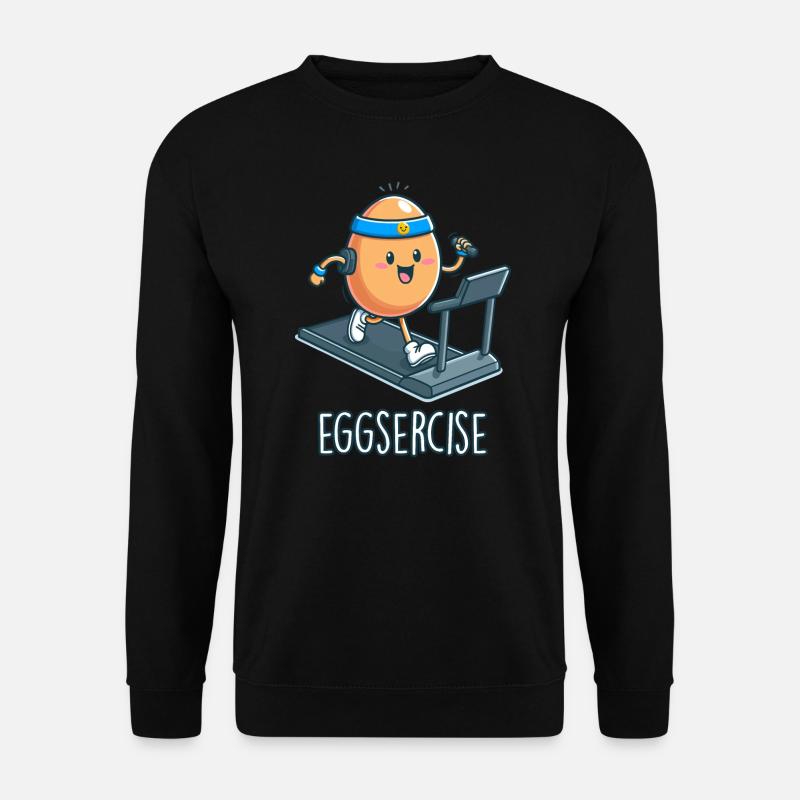 Eggsercise - Unisex Sweatshirt - black