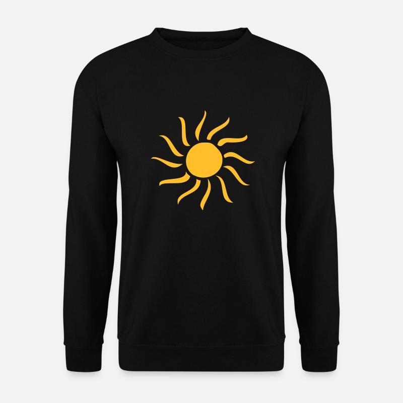 Sonne - Unisex Pullover - Schwarz