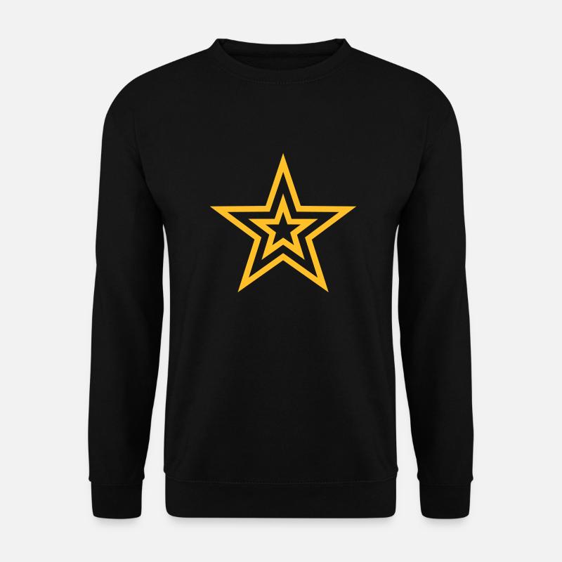Stern - Unisex Pullover - Schwarz