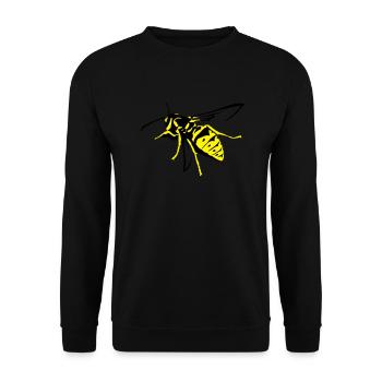 Wesp - Unisex Pullover - Schwarz - Vorne - Alina (178cm) & Michal (187cm)