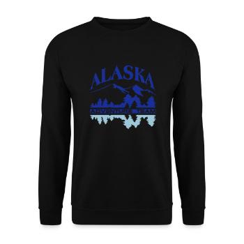 Alaska 2 Farbig - Unisex Pullover - Schwarz - Vorne - Alina (178cm) & Michal (187cm)