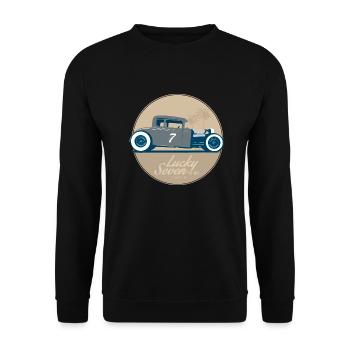 Hot Rod - Unisex Sweatshirt - black - Front - Alina (178cm) & Michal (187cm)