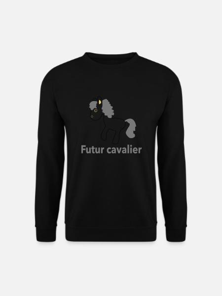 bb cavalier - Sweat-shirt Unisexe - noir