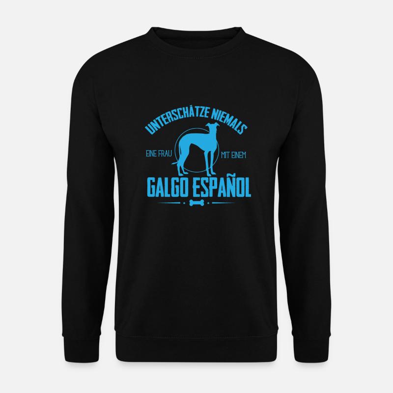 UN Galgo Espanol Shirt - Unisex Pullover - Schwarz
