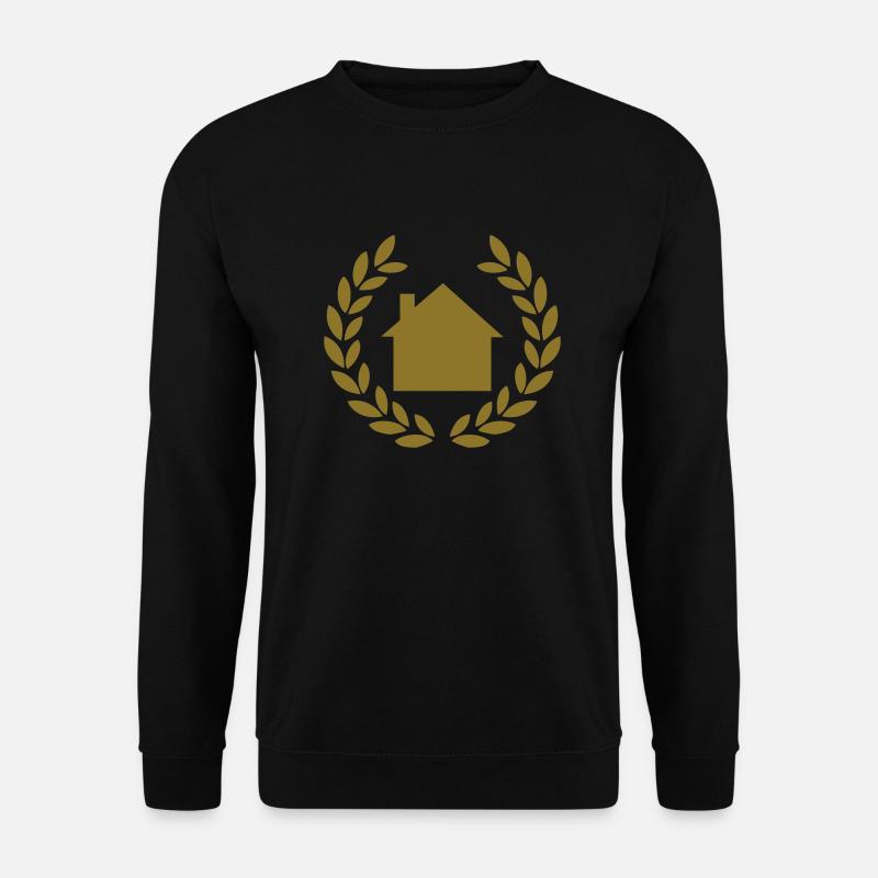 haus - Unisex Pullover - Schwarz