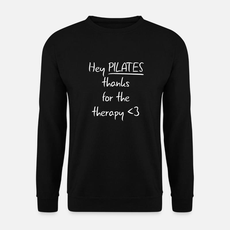 Pilates Therapy - Unisex Sweatshirt - black
