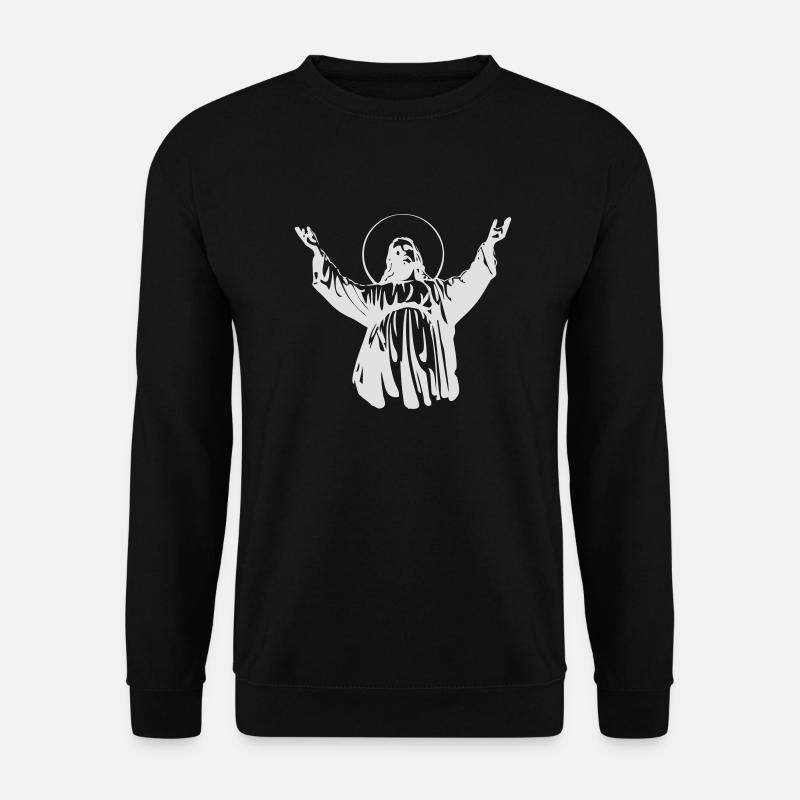 Jesus - Unisex Pullover - Schwarz