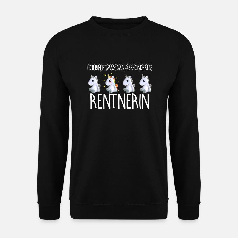 RENTNERIN - Toll - Unisex Pullover - Schwarz