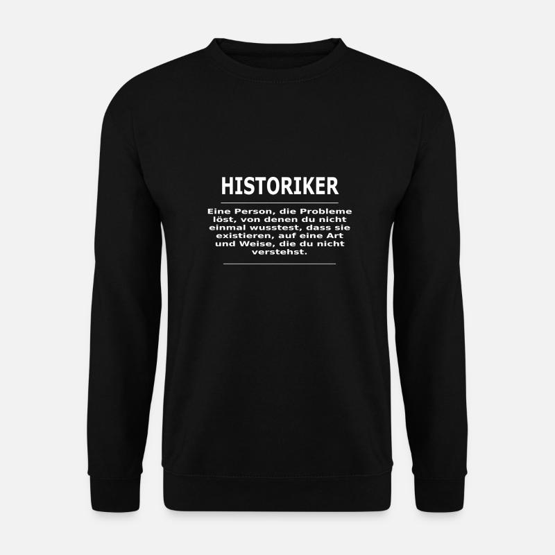 HISTORIKER - Unisex Pullover - Schwarz