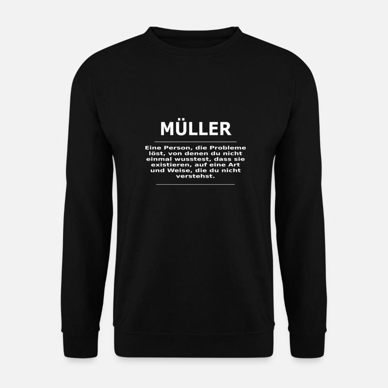 MÜLLER - Unisex Pullover - Schwarz