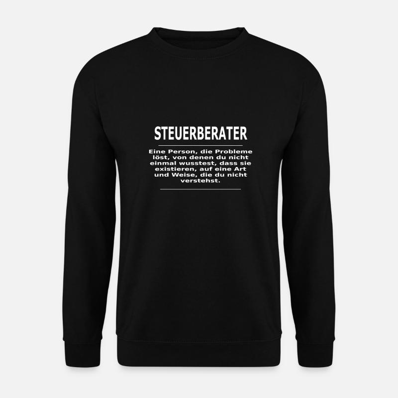 STEUERBERATER - Unisex Pullover - Schwarz