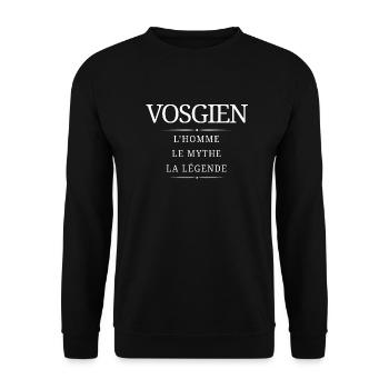 Vosgien Homme Mythe - Sweat-shirt Unisexe - noir - Devant - Alina (178cm) & Michal (187cm)