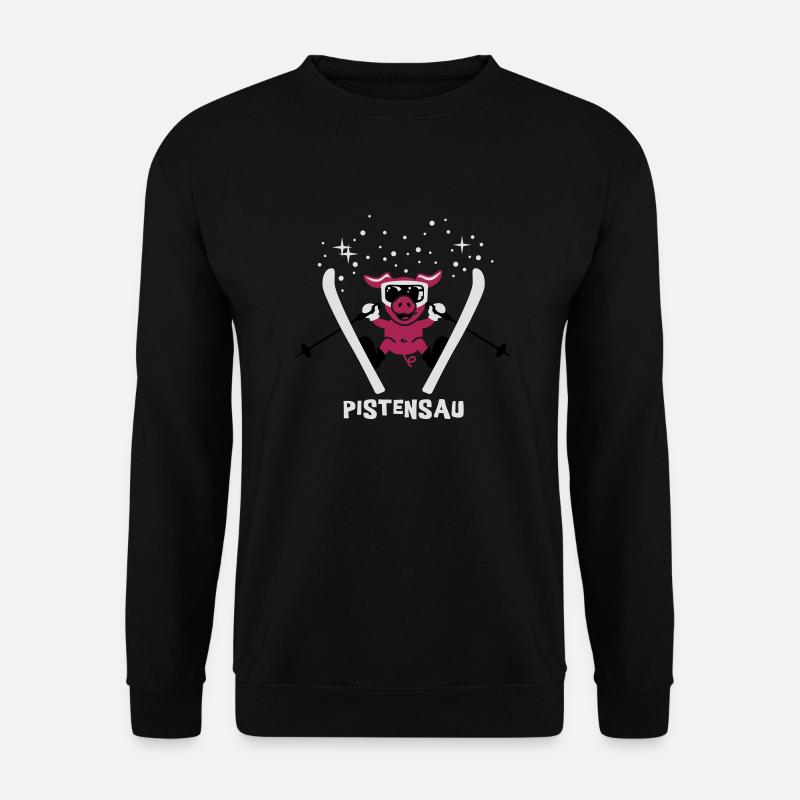 Pistensau Text 3C - Unisex Pullover - Schwarz