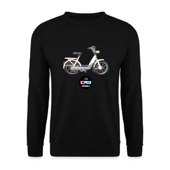 Vintage - Ciao 3D - Unisex Sweatshirt - black - Front - Alina (178cm) & Michal (187cm)