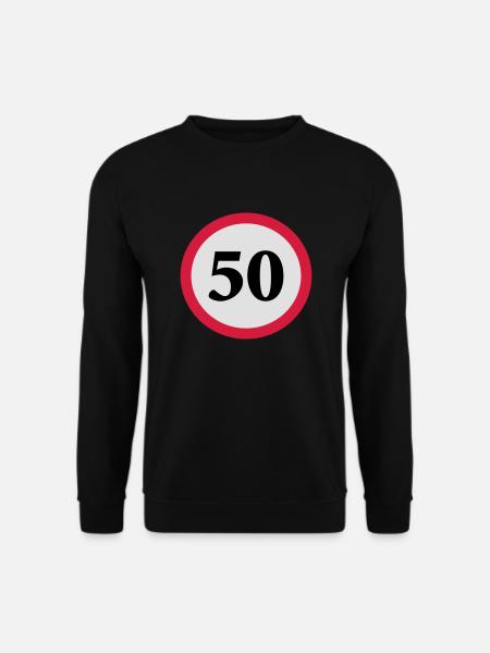 geschwindigkeitstafel_50 - Unisex Pullover - Schwarz