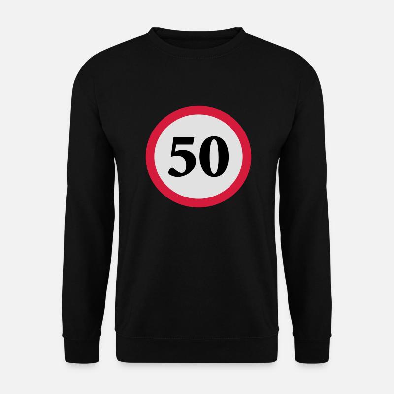 geschwindigkeitstafel_50 - Unisex Pullover - Schwarz