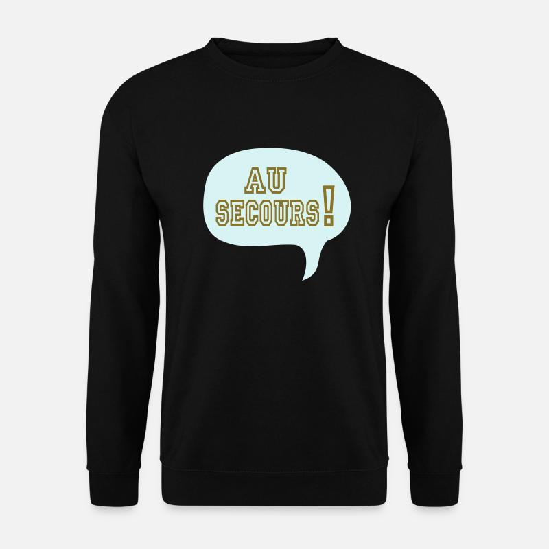 lustigen Cartoon Comic Relief zu - Unisex Pullover - Schwarz