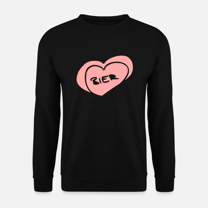 Ich liebe Bier - Unisex Pullover - Schwarz