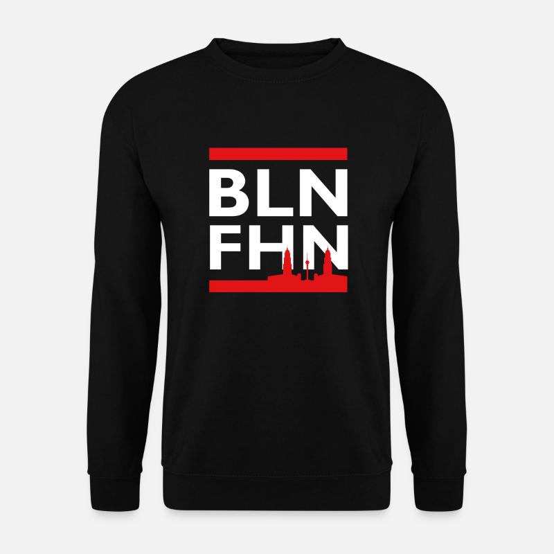 Berlin - Friedrichshain - Unisex Pullover - Schwarz