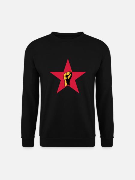revolution star - Unisex Sweatshirt - black