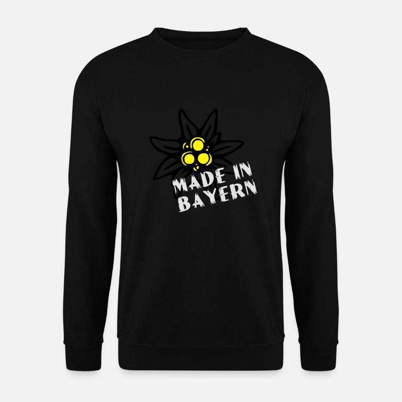 edelweiss made in bayern - Unisex Pullover - Schwarz