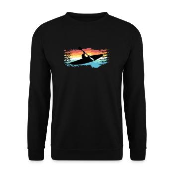 Kayak - Unisex Pullover - Schwarz - Vorne - Alina (178cm) & Michal (187cm)