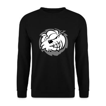 Bobtail - Unisex Pullover - Schwarz - Vorne - Alina (178cm) & Michal (187cm)