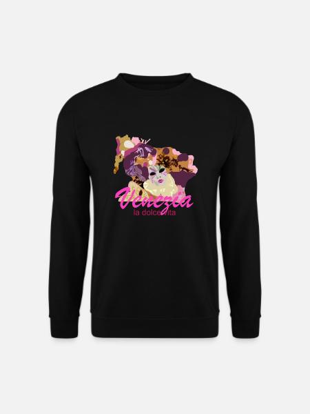 venezia - Unisex Pullover - Schwarz