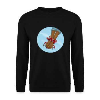 snake - Unisex Pullover - Schwarz - Vorne - Alina (178cm) & Michal (187cm)