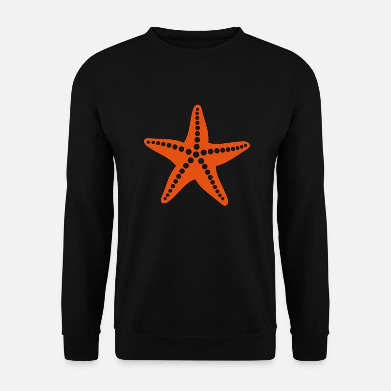 Seestern Unterwasser - Unisex Pullover - Schwarz