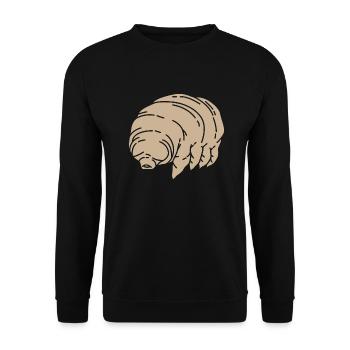 Tardigrade Wasserbär Mikrobiologie - Unisex Pullover - Schwarz - Vorne - Alina (178cm) & Michal (187cm)