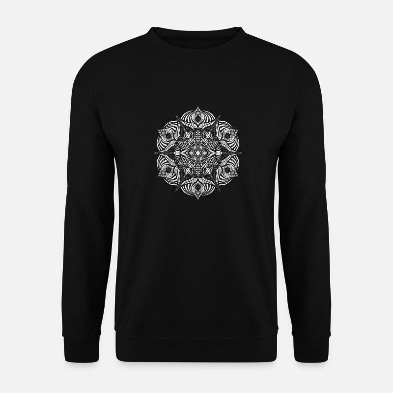 Mandala - Unisex Pullover - Schwarz