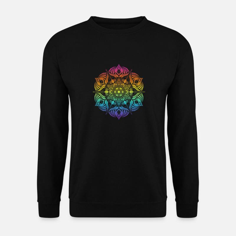 Mandala - Sweat-shirt Unisexe - noir