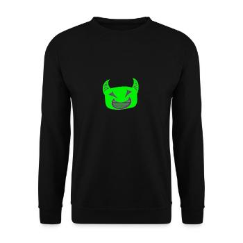 Green devil - Unisex Pullover - Schwarz - Vorne - Alina (178cm) & Michal (187cm)