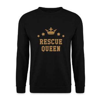 Erste Hilfe / Retter / Retterin / Arzt - Unisex Pullover - Schwarz - Vorne - Alina (178cm) & Michal (187cm)