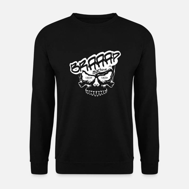 Braap white - Unisex Sweatshirt - black