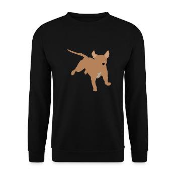 pitbull - Sweat-shirt Unisexe - noir - Devant - Alina (178cm) & Michal (187cm)