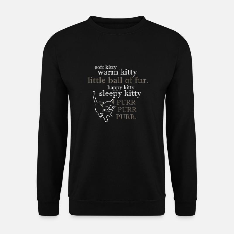 T-shirt Soft Kitty Warm Kitty - Sweat-shirt Unisexe - noir