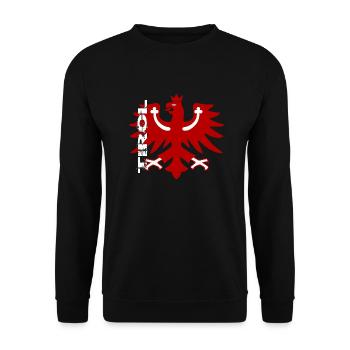 Tirol - Unisex Pullover - Schwarz - Vorne - Alina (178cm) & Michal (187cm)